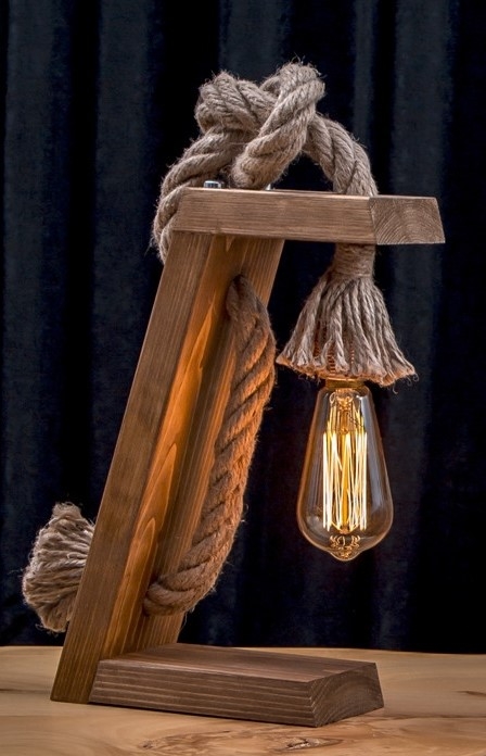 Lumina tafellamp - Bruin/goud