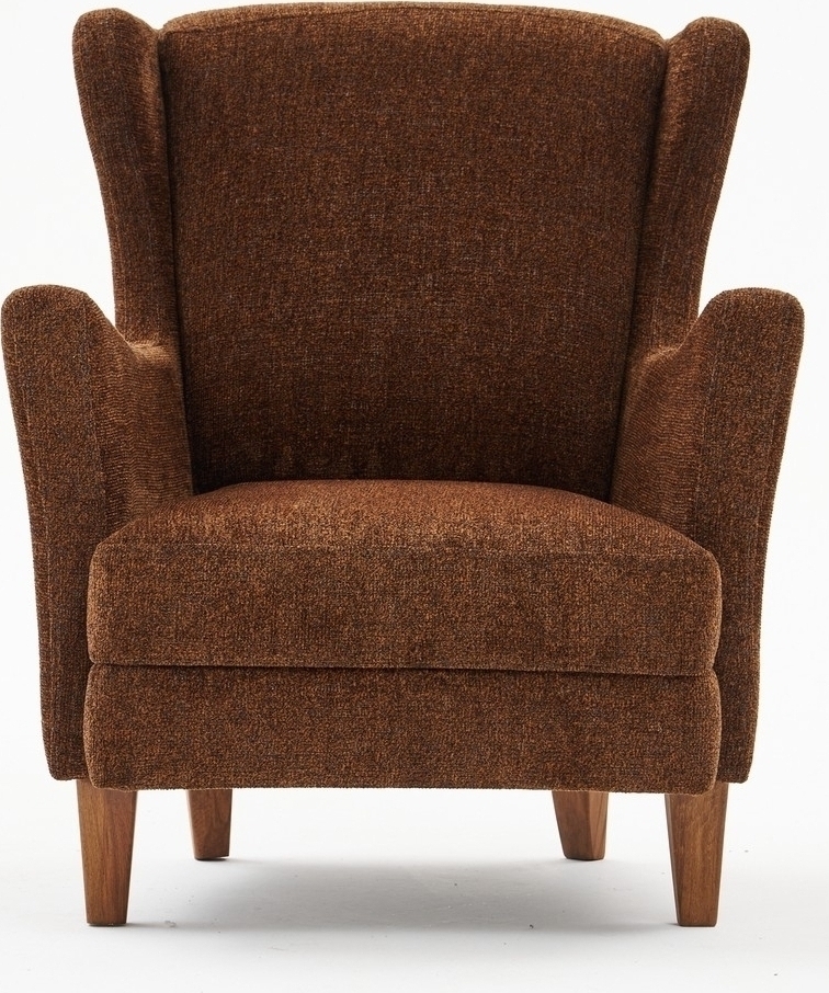 Lola f�t�lj - Brun/koppar