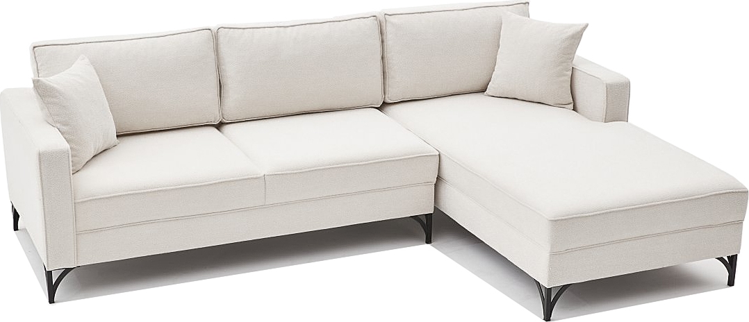 Berlin divansoffa - Gr�ddvit/svart