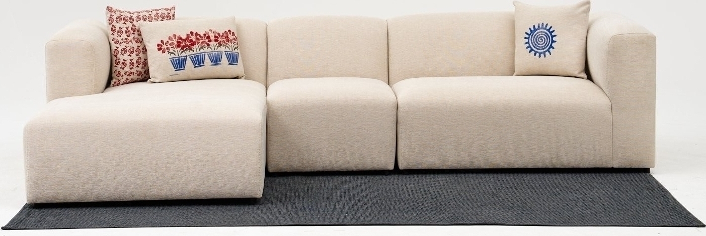 Linden divansoffa vänster - Cream Linden divansoffa vänster - Cream