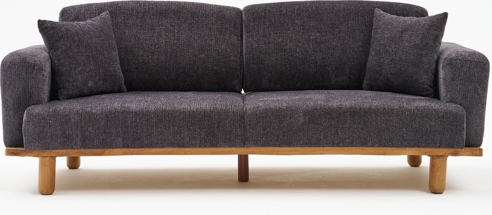 Reims 3-sits soffa - Antracit