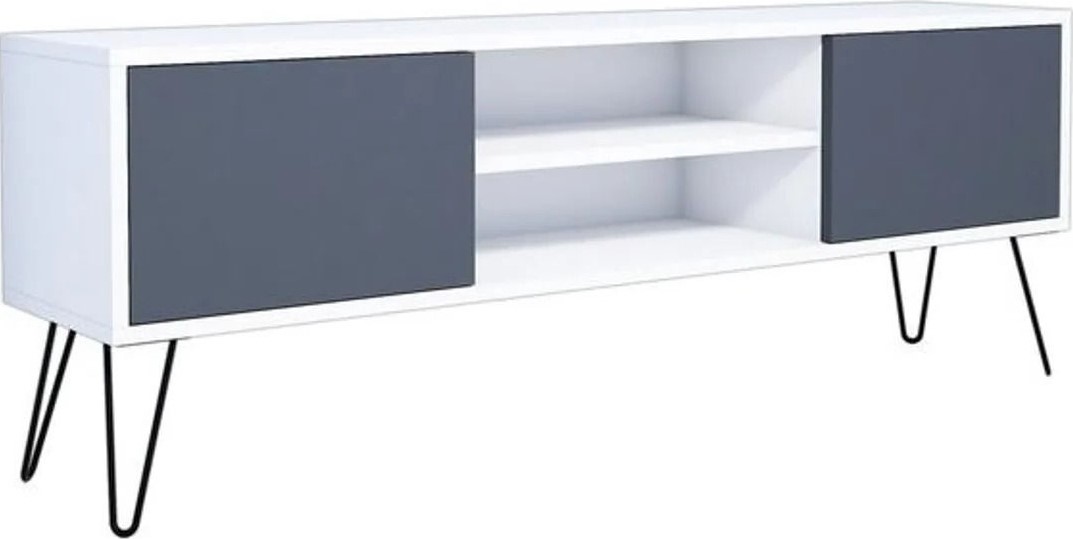 Harry mediabank - Wit/antraciet