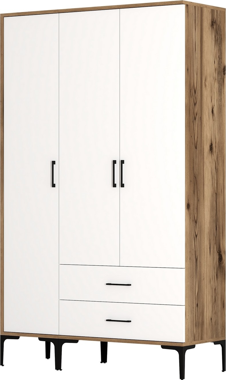 Kumsal garderob 9 Valnöt/vit Kumsal garderob 9 Valnöt/vit