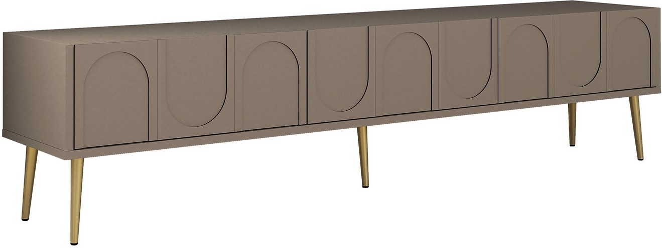 Lyon TV-meubel - Bruin/goud