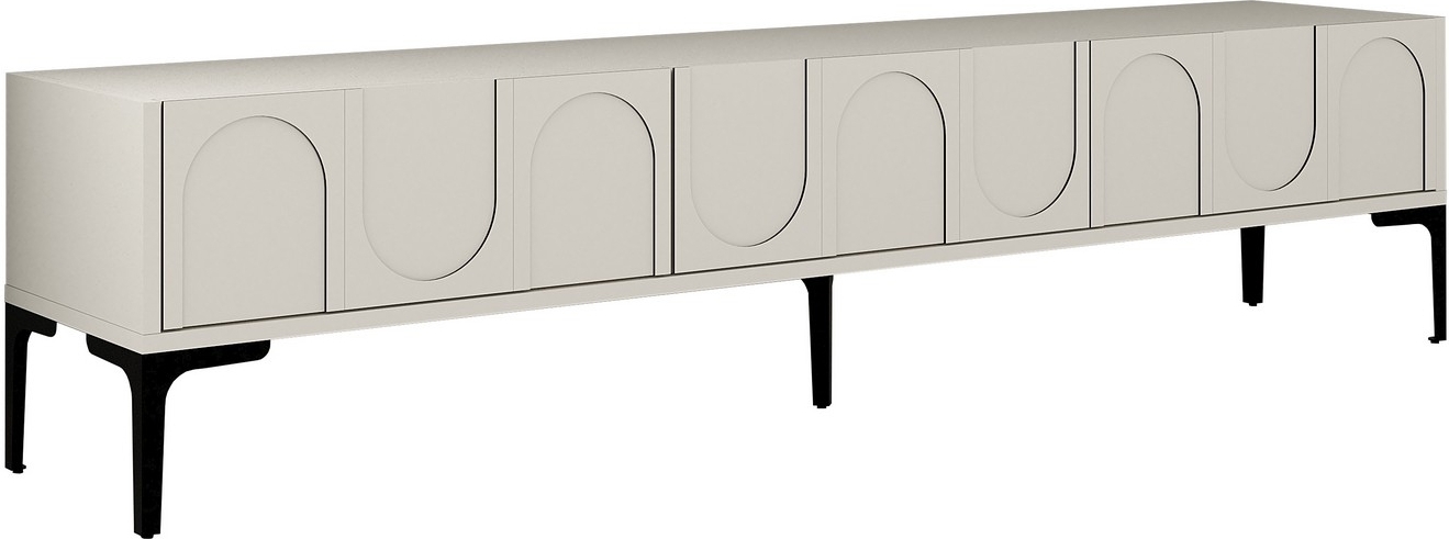 Lyon TV-meubel - Cr�me/zwart