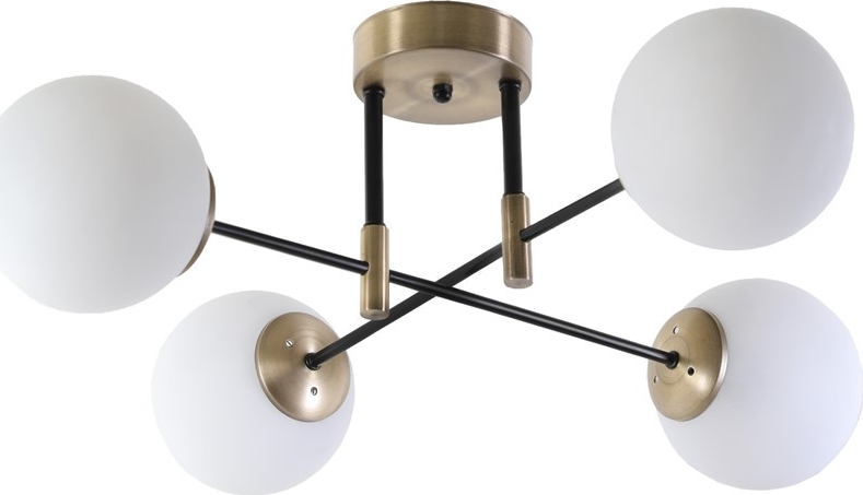 Dolunay taklampa 4 - Vit Dolunay taklampa 4 - Vit