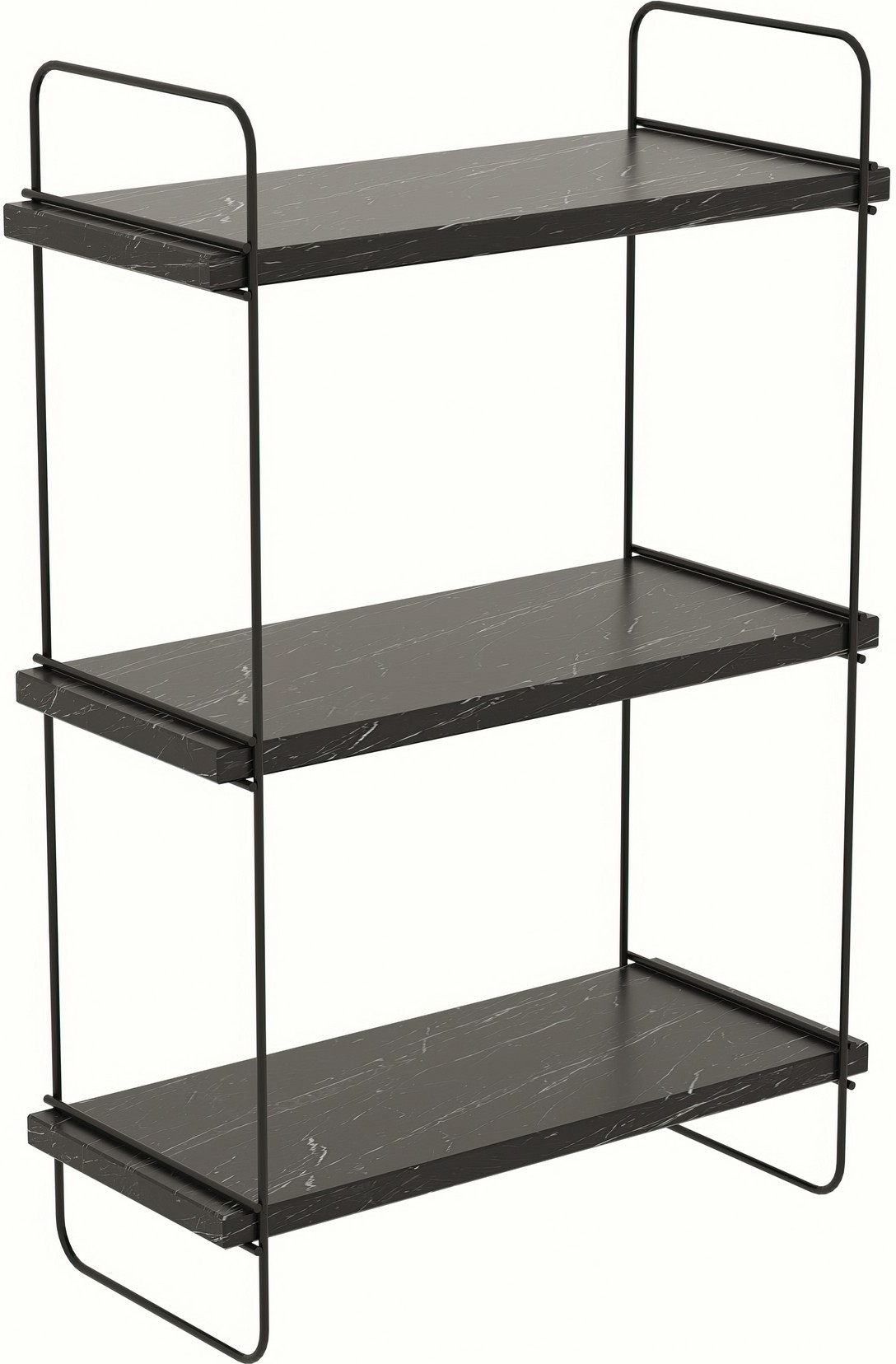 Pulalis wandplank - Zwart marmer