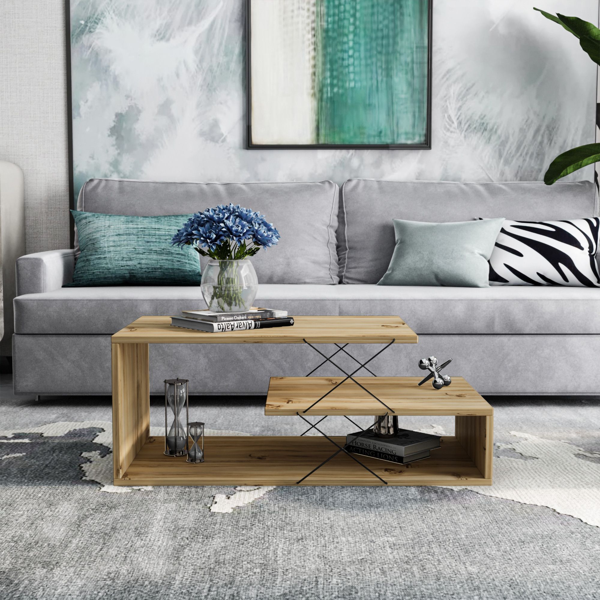 Cayenne soffbord 100 x 50 cm - Ek Cayenne soffbord 100 x 50 cm - Ek