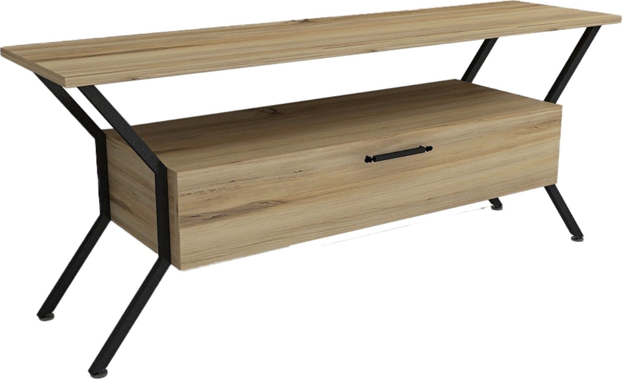 Tarz mediabank - Eiken/zwart