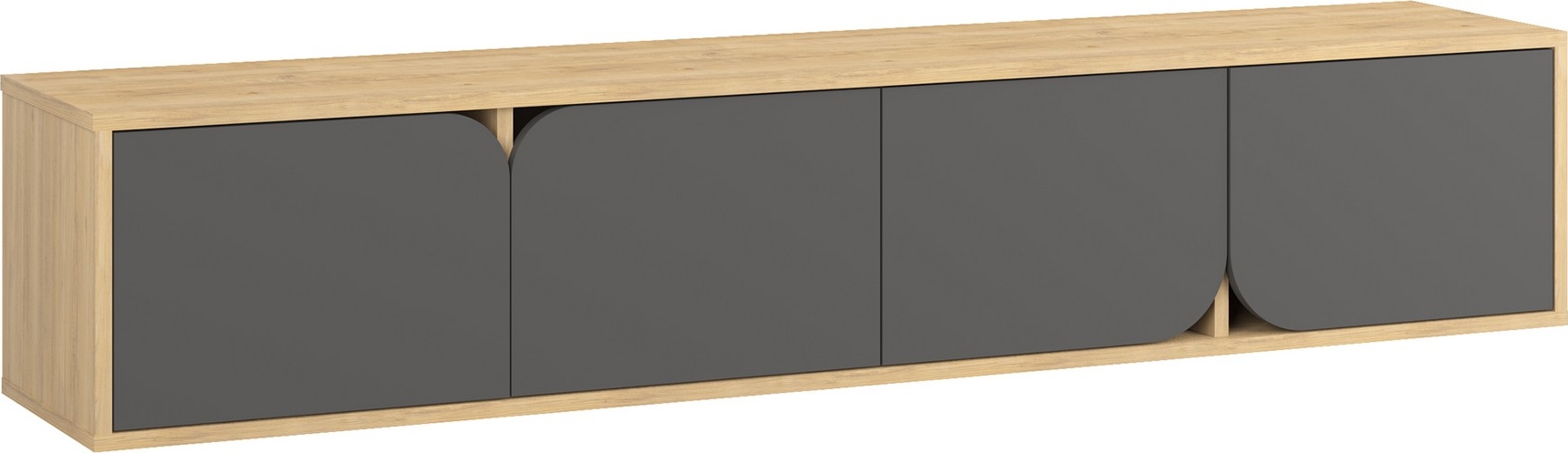 Spark TV-b�nk - Ek/antracit