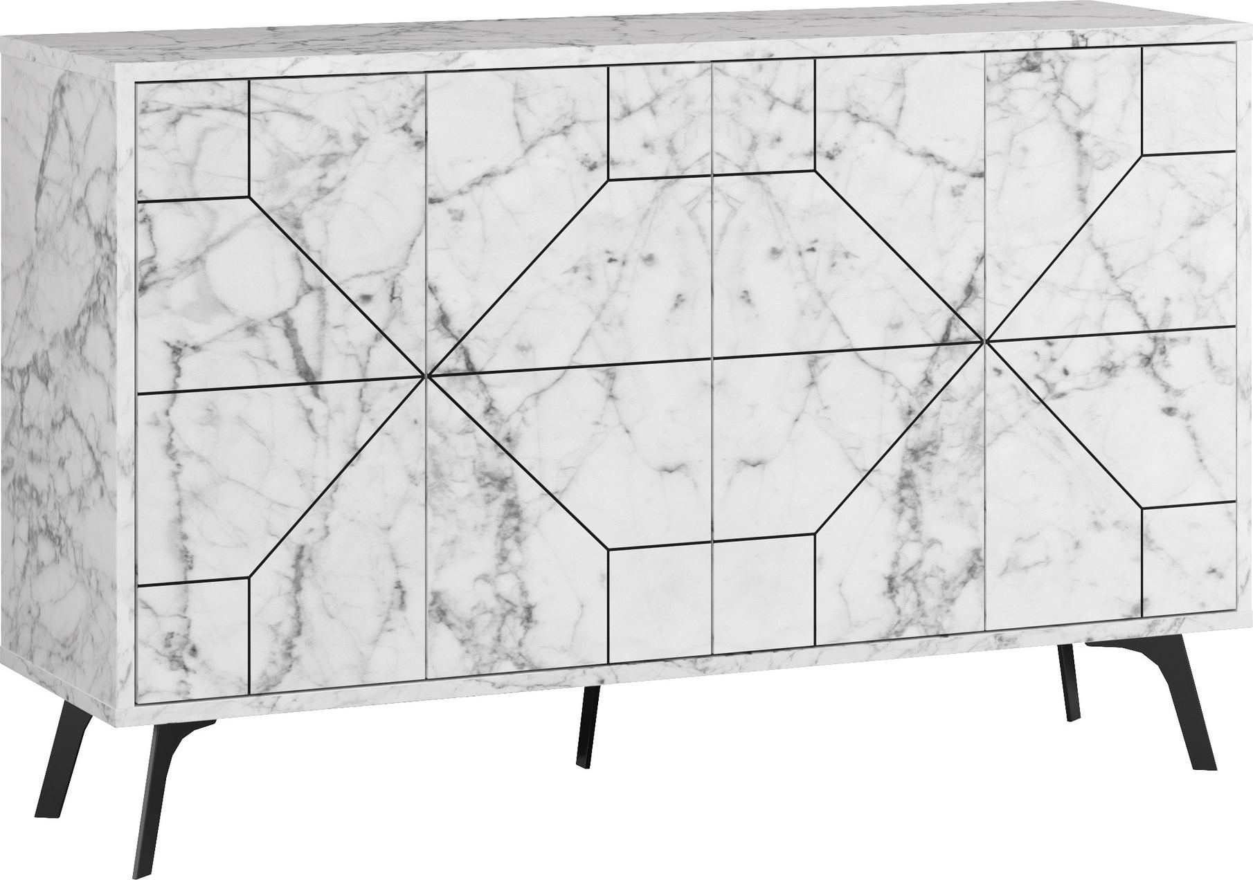 Dune dressoir 123 cm - Carrara-marmer Dune dressoir 123 cm - Carrara-marmer