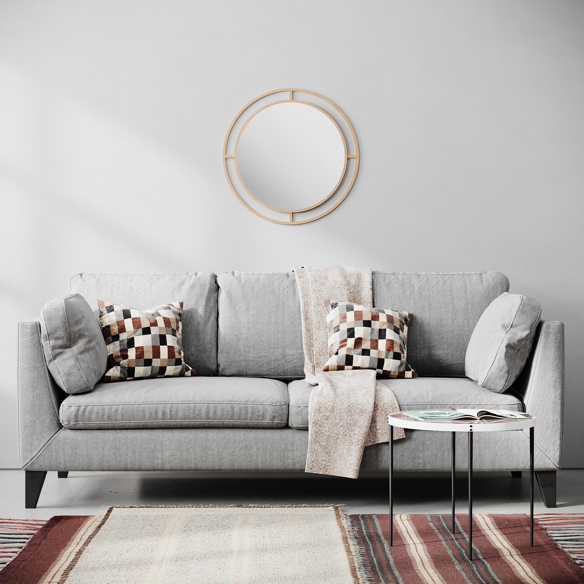 Bubble spegel - Guld