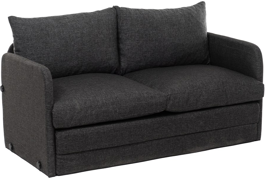 Saga 2-sits b�ddsoffa - M�rkgr�