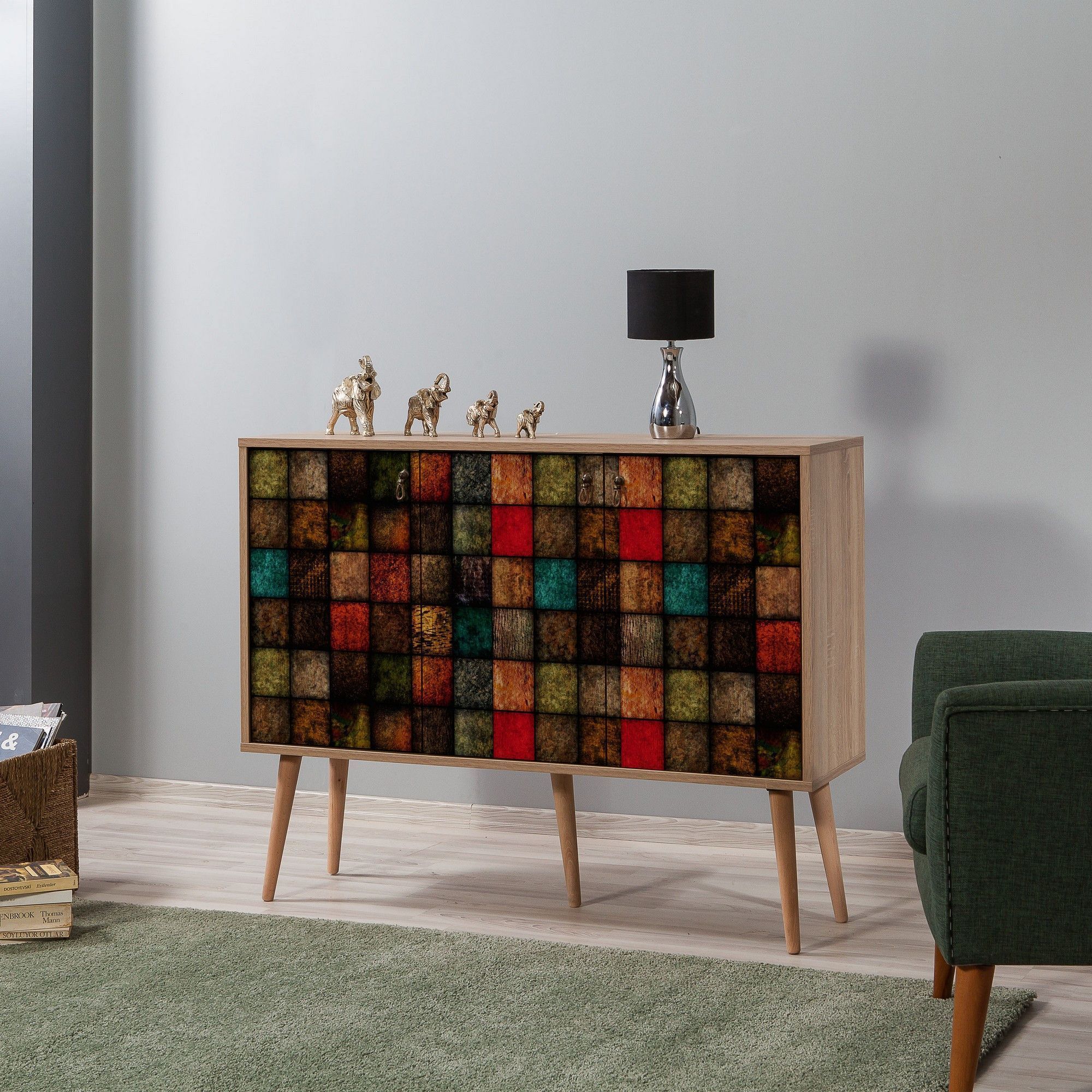 Mega dressoir moza�ek - Sonoma eik