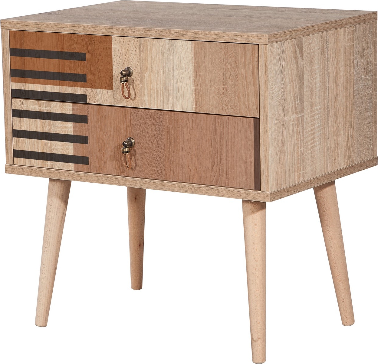 City Colorblock nachtkastje - Beige City Colorblock nachtkastje - Beige