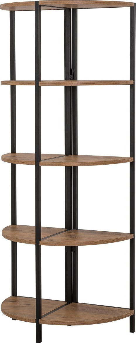 Mona boekenkast - Grenen/zwart