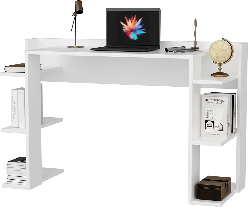 Platanus skrivbord Vit - 122,7 x 45 cm Platanus skrivbord Vit - 122,7 x 45 cm