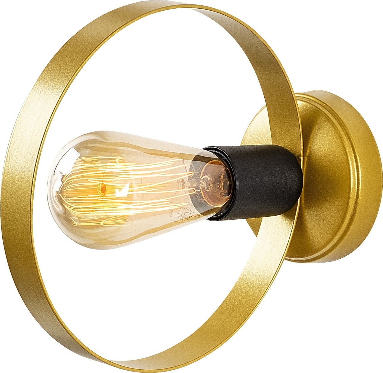 Haldur wandlamp 3931 - Goud/zwart Haldur wandlamp 3931 - Goud/zwart