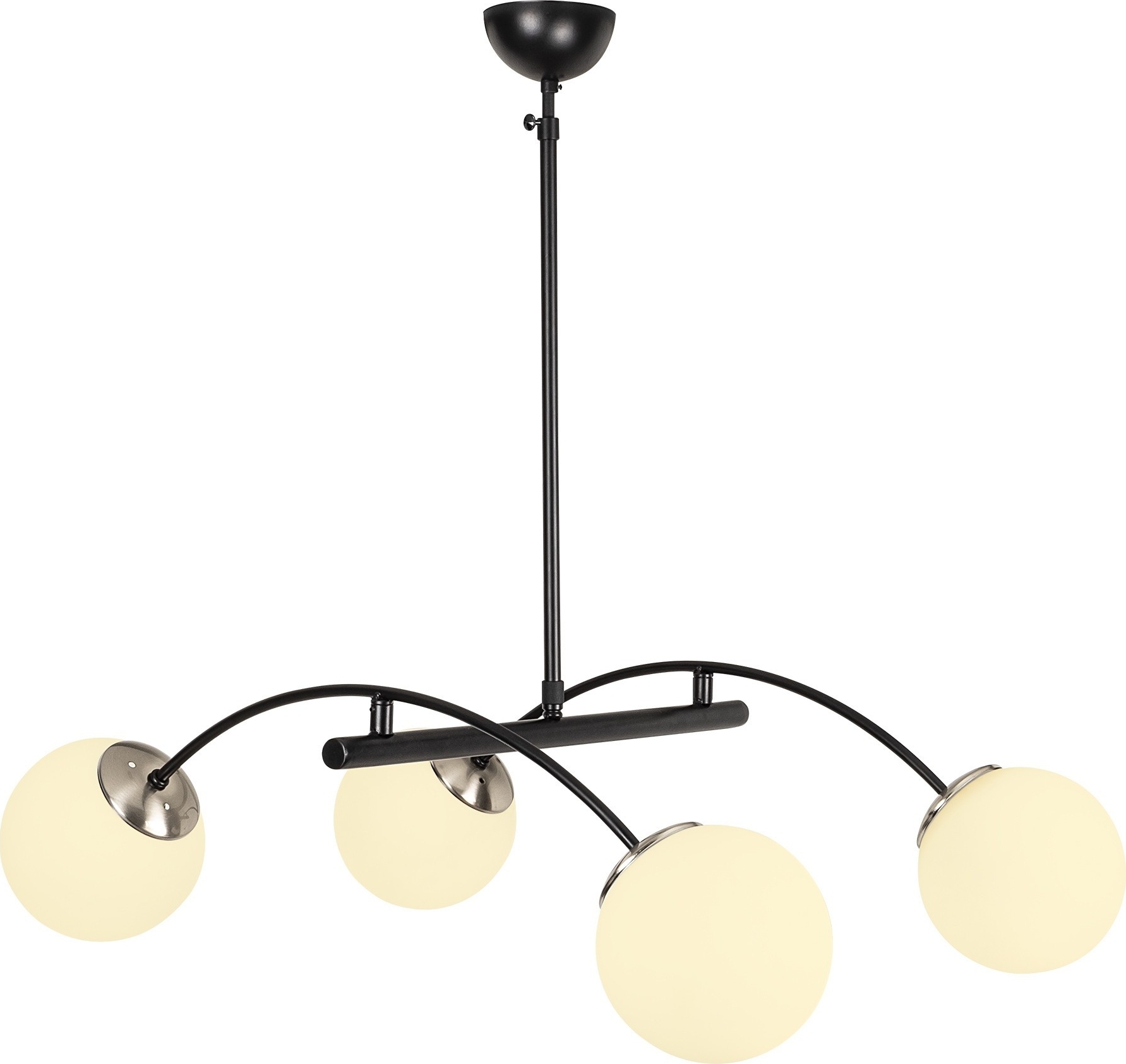 Hillevi taklampa 3811 - Svart/vit