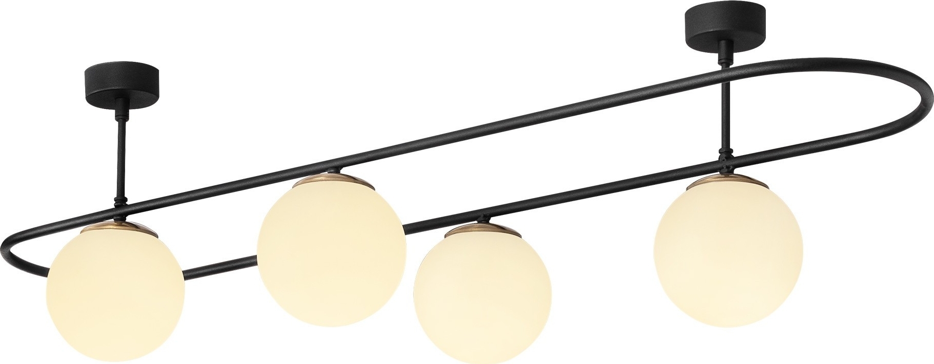 Abakus taklampa 4891 - Svart/vit Abakus taklampa 4891 - Svart/vit