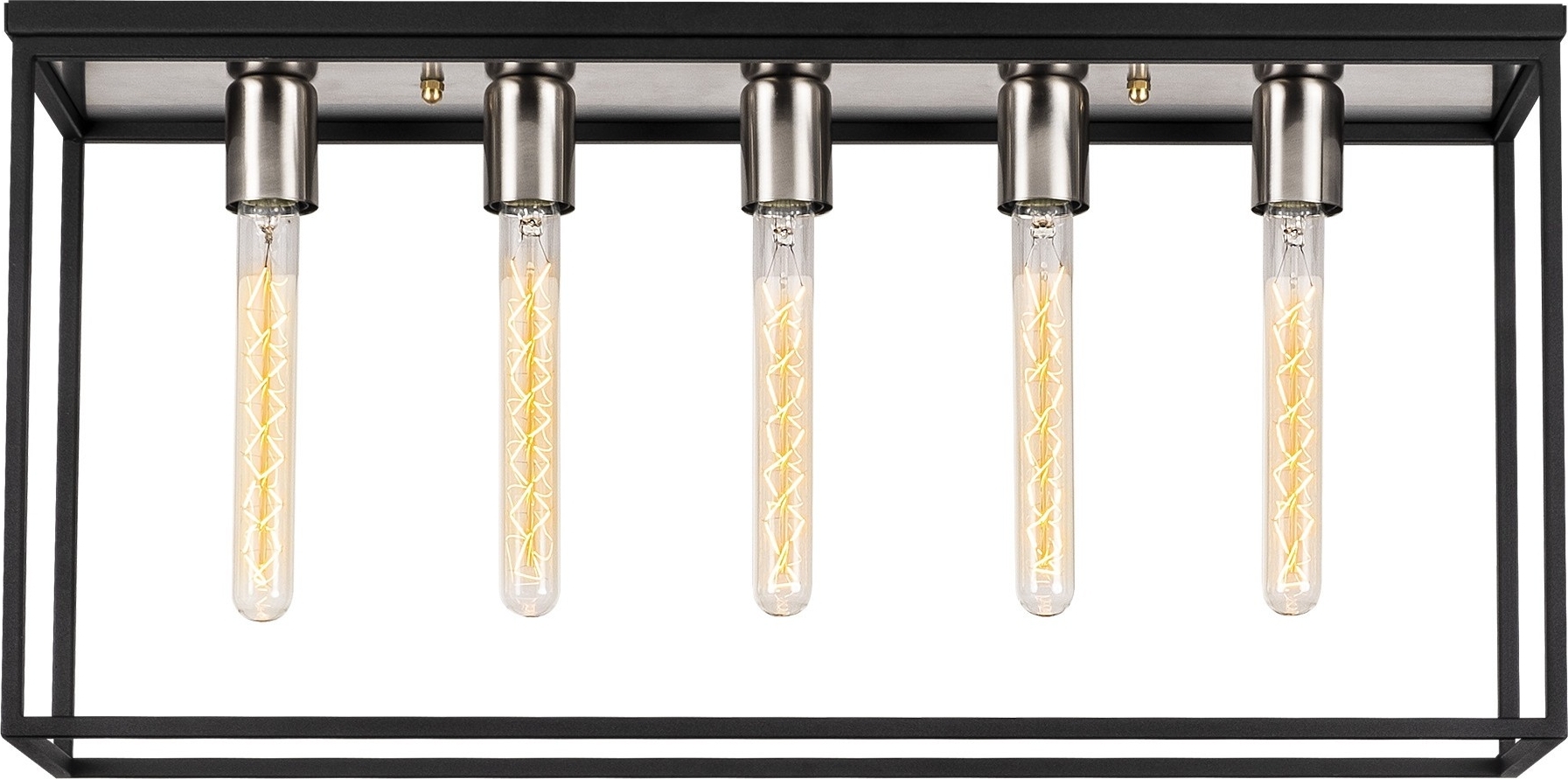 Kavat taklampa 5551 - Nickel/svart Kavat taklampa 5551 - Nickel/svart