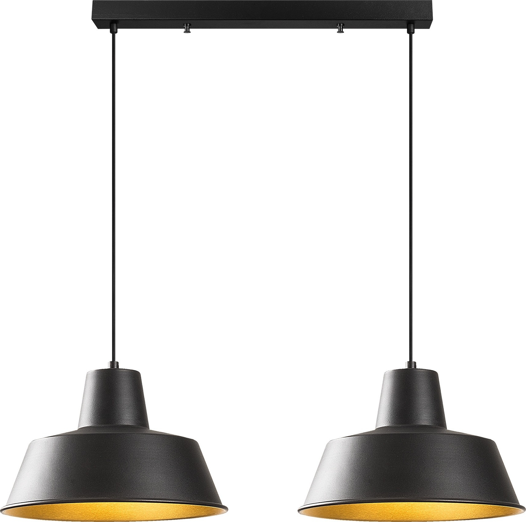 Samba taklampa 3738 - Svart/guld