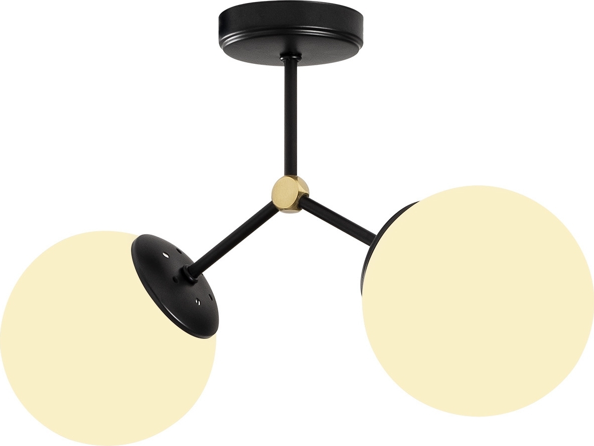 Damar taklampa 6331 - Svart/vit Damar taklampa 6331 - Svart/vit