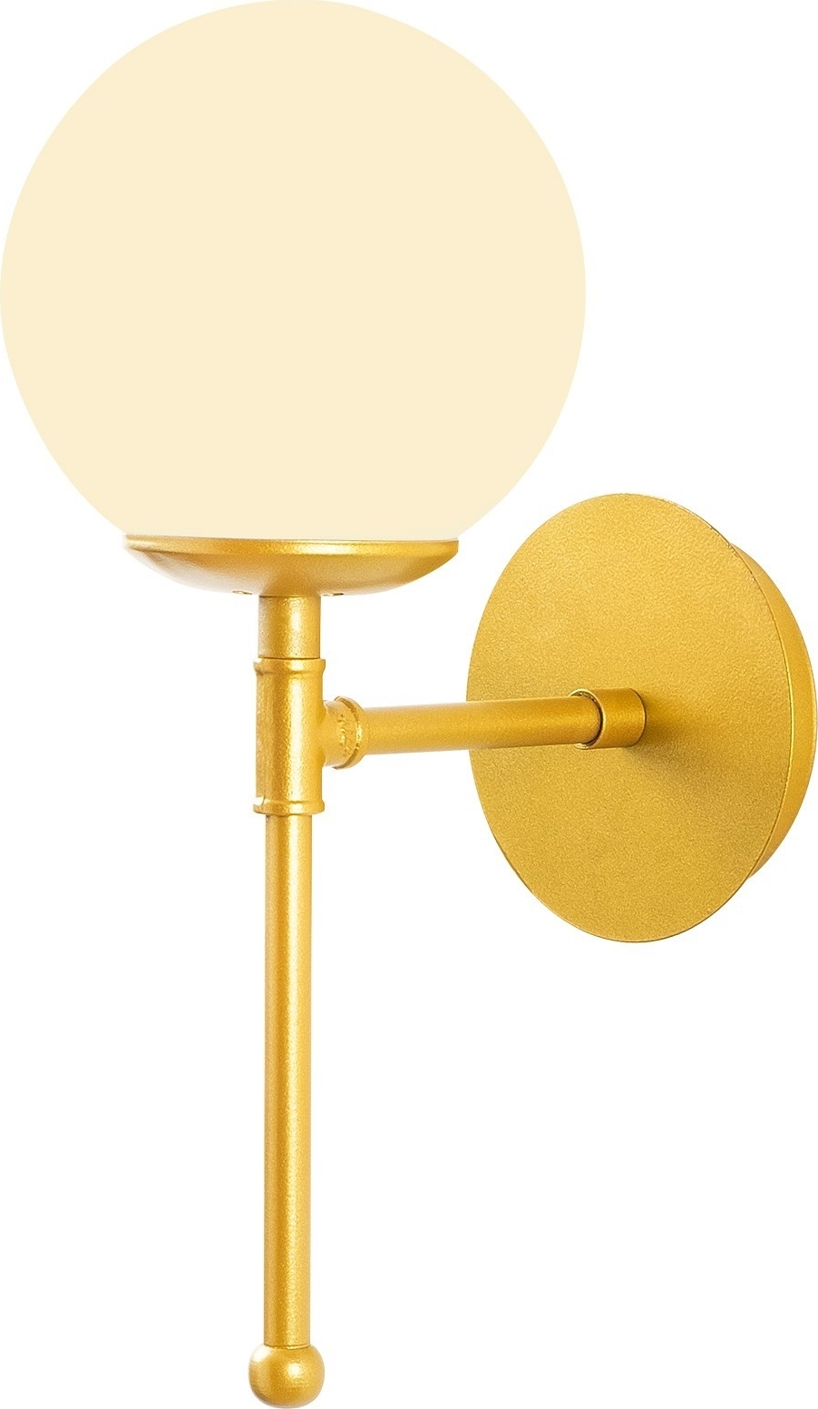 Mudoni wandlamp 953 - Goud/wit Mudoni wandlamp 953 - Goud/wit