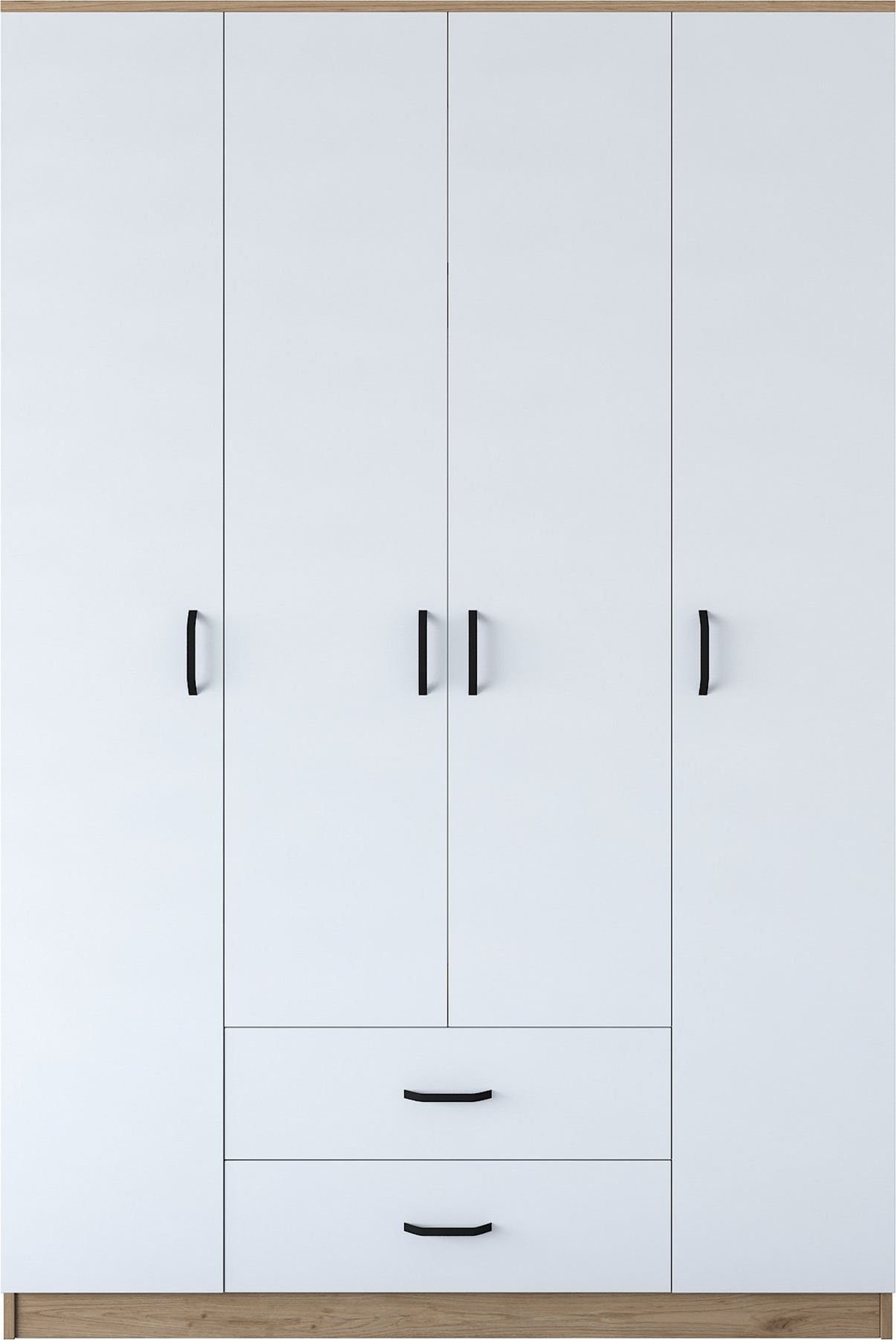 Baden garderob 12 - Valn�t/vit