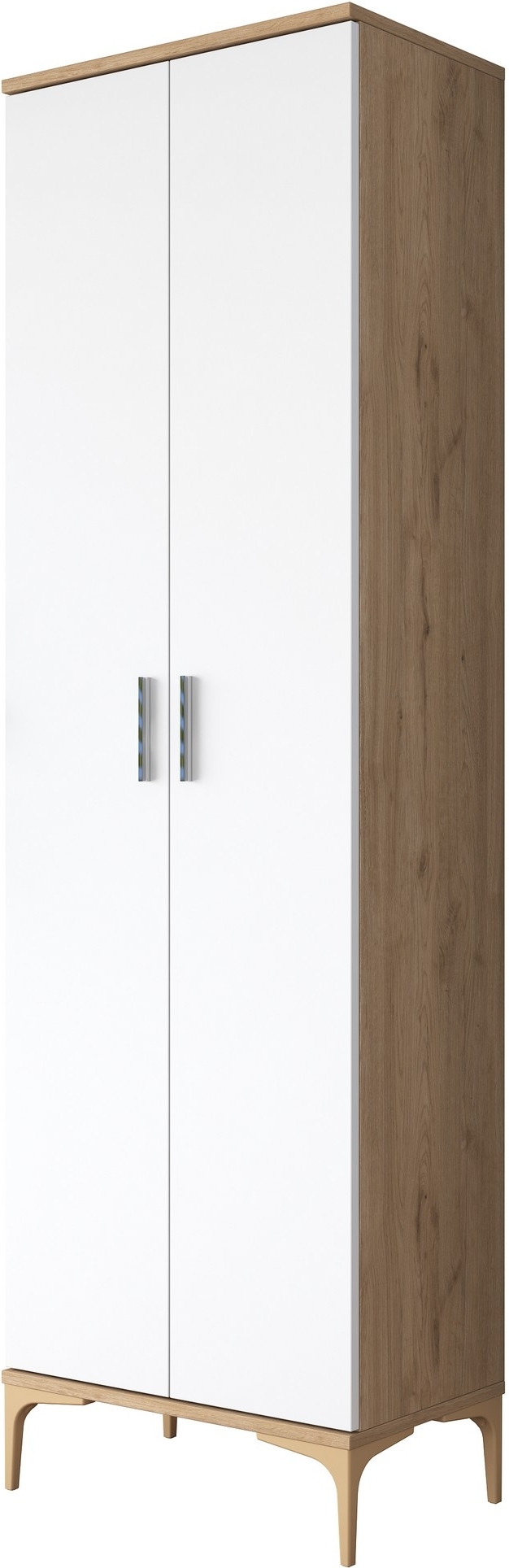 Jericho kast 102 - Walnoot/wit