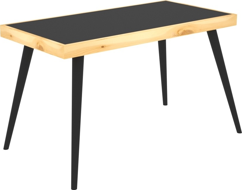 Jena skrivbord 120 x 60 cm - Svart/trä Jena skrivbord 120 x 60 cm - Svart/trä