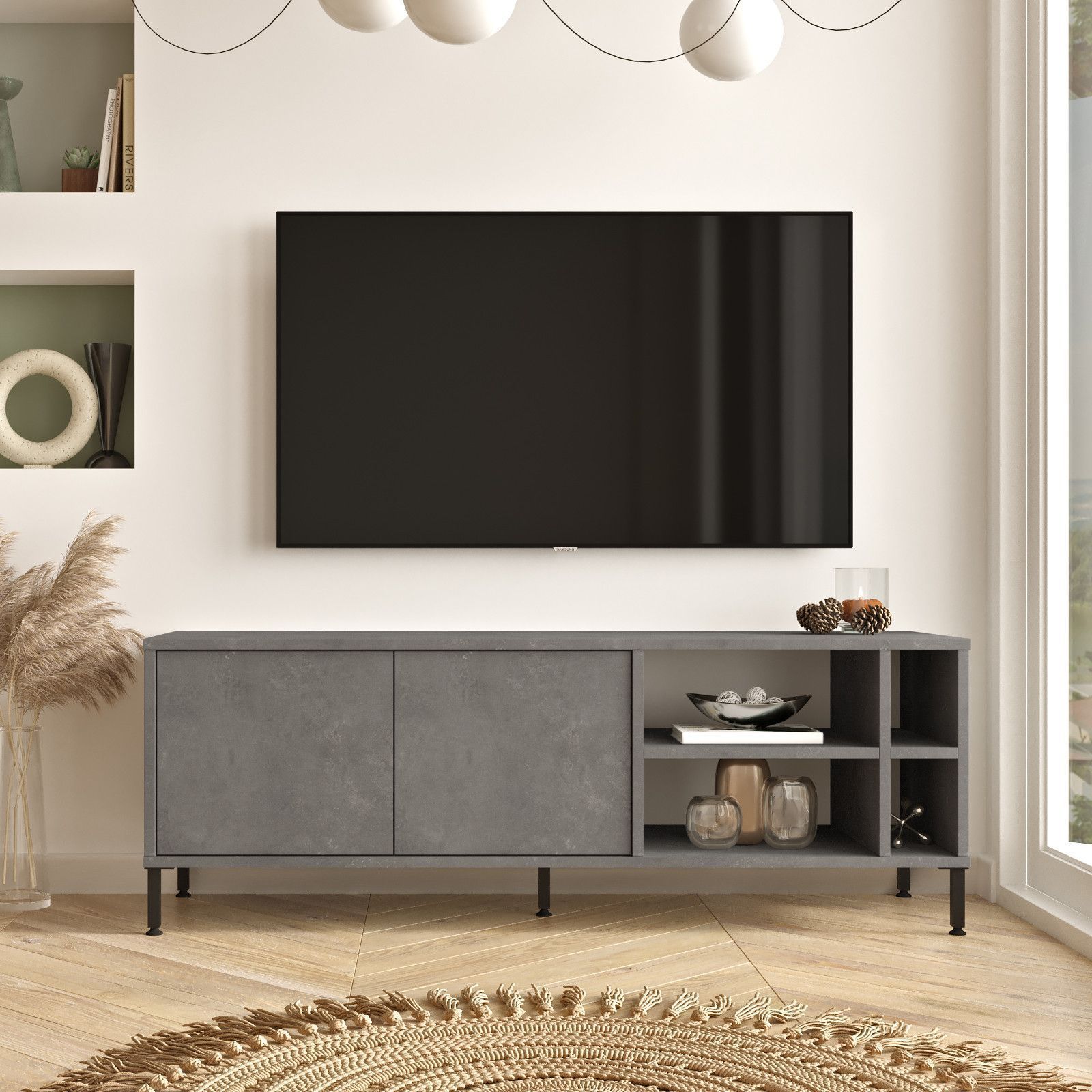 Luvio TV-b�nk 8 - Silver