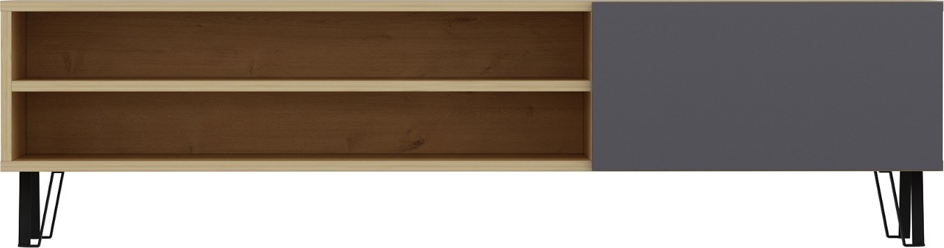 Bliss TV-b�nk h�ger - Ek/antracit