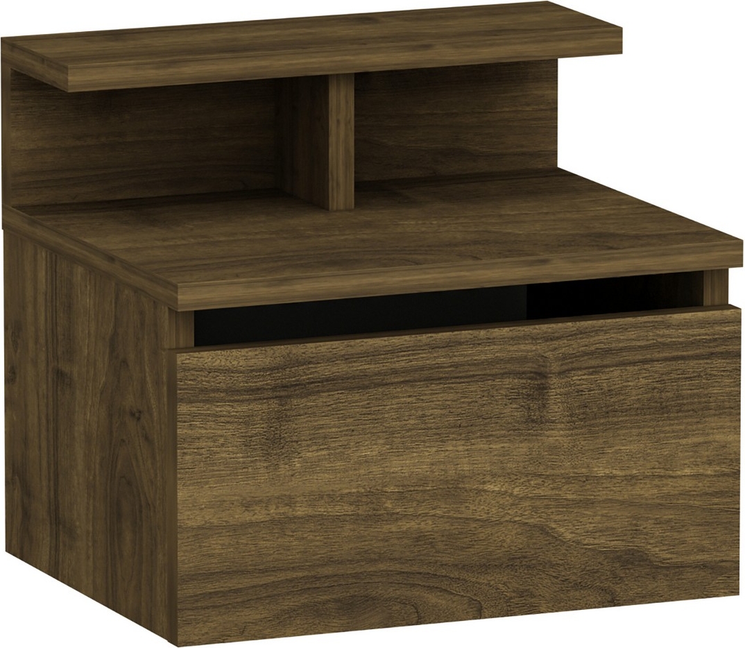 Olmo vägghängt sängbord - Valnöt Olmo vägghängt sängbord - Valnöt