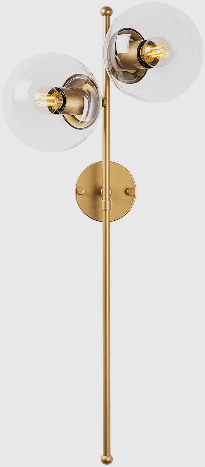 Facetgeslepen wandlamp 10405 - Goud Facetgeslepen wandlamp 10405 - Goud