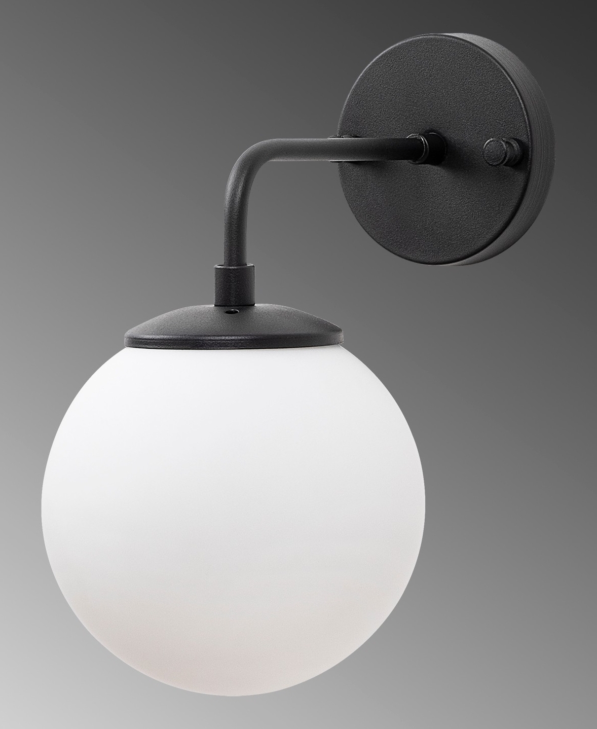 Viran wandlamp 10905 - Zwart/wit