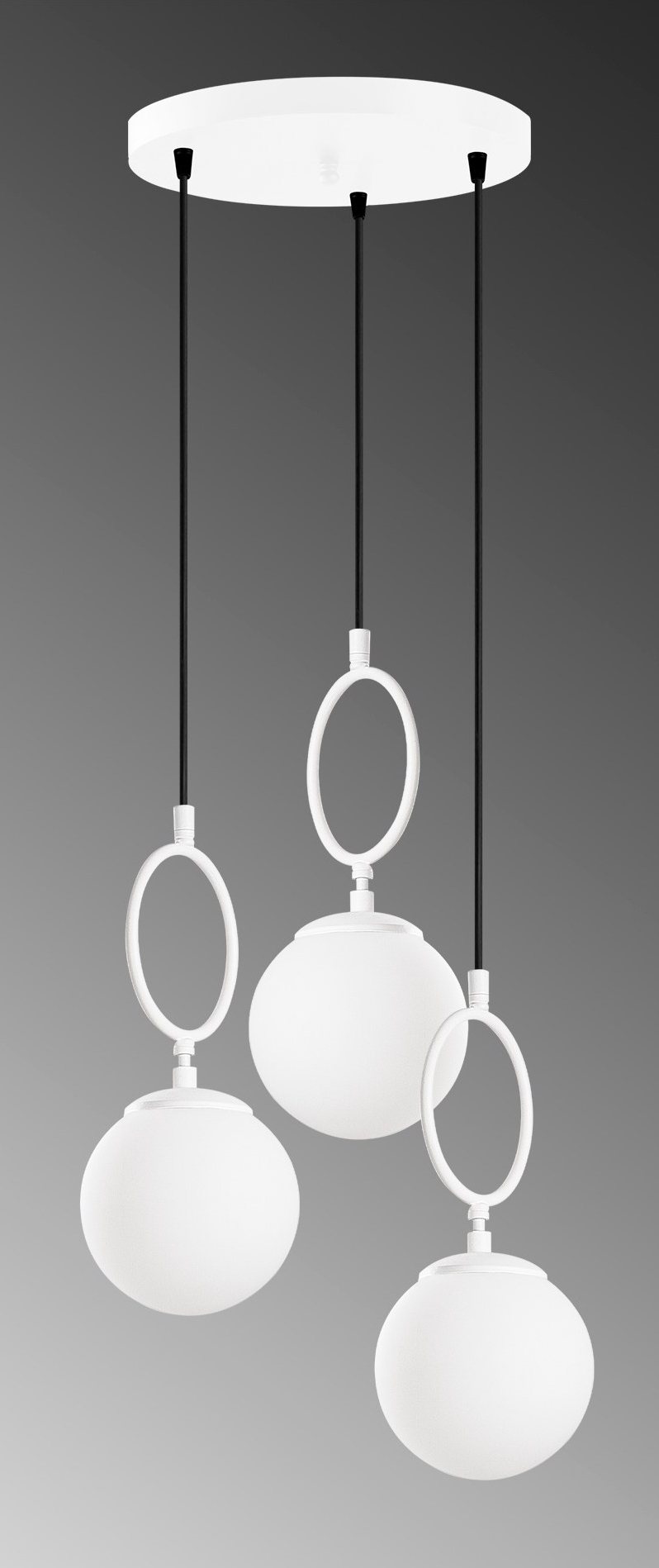 Ring taklampa 13437 - Vit