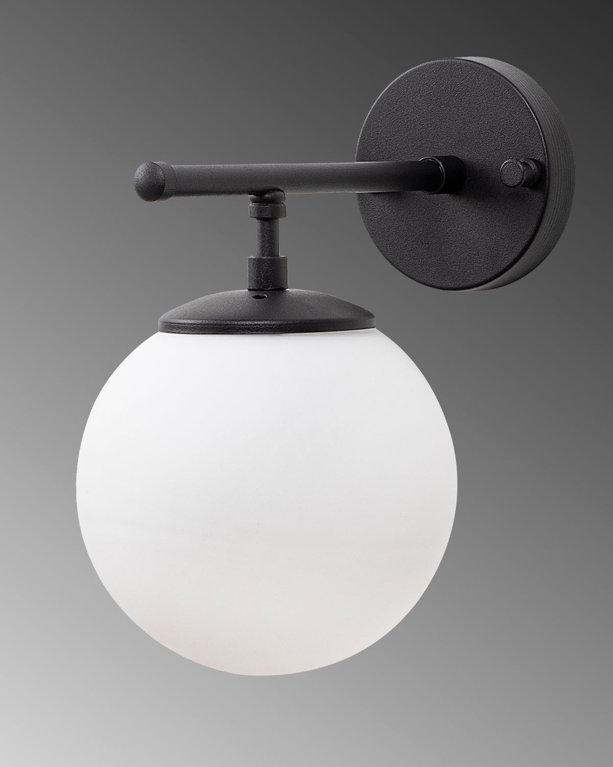 Rosy wandlamp 10715 - Zwart/wit