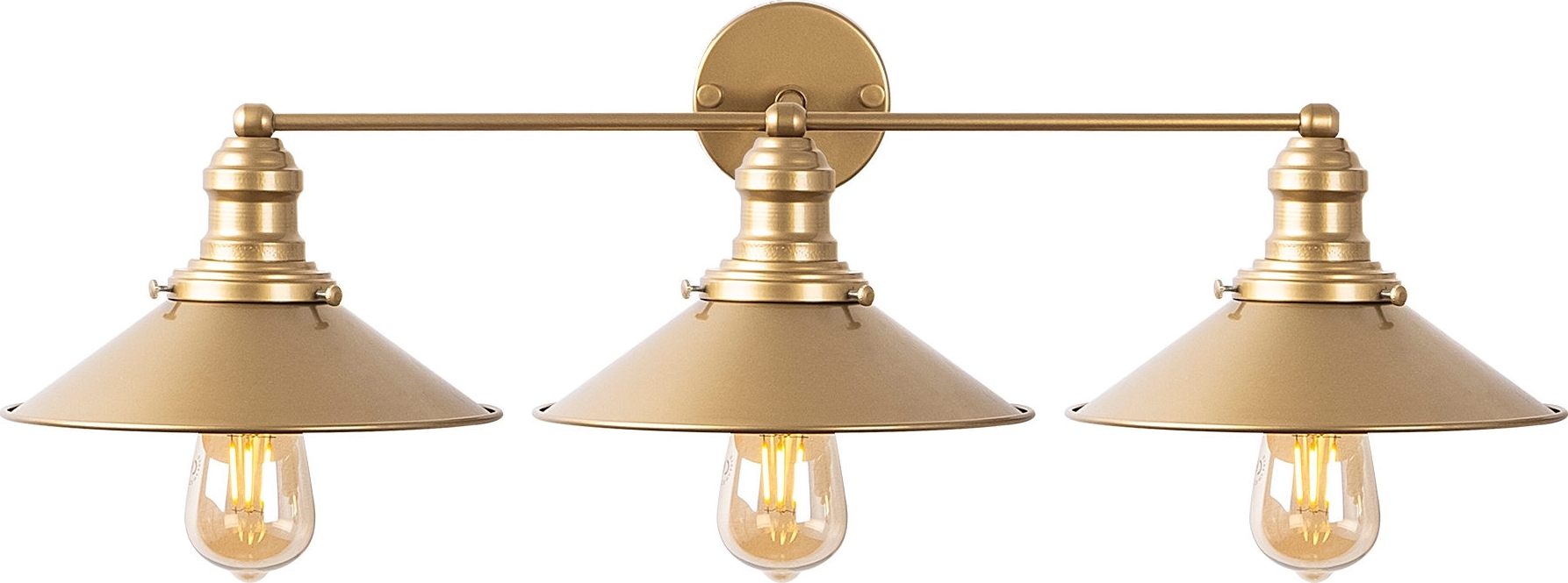 Conische wandlamp 12186 - Goud