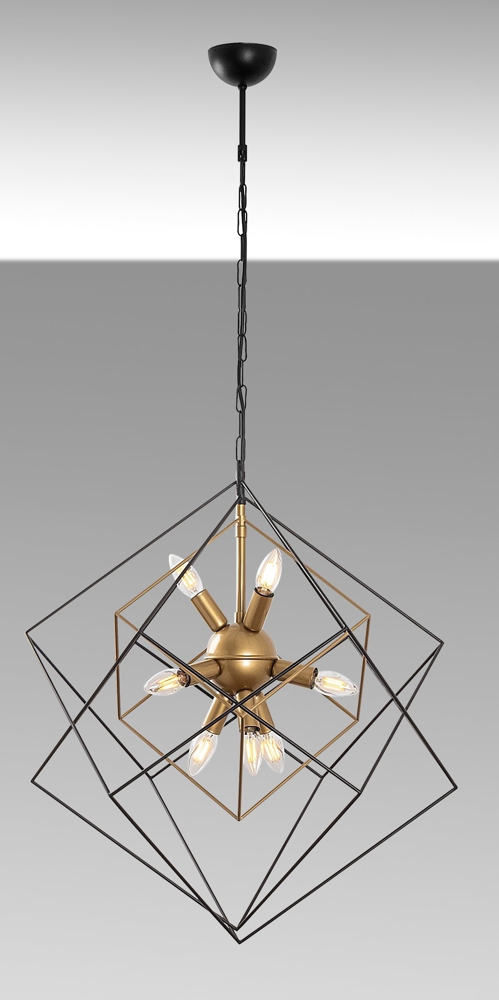 Tilly taklampa 13253 - Svart/antik