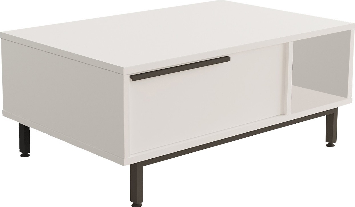 Ocean soffbord 90 x 60 cm - Vit Ocean soffbord 90 x 60 cm - Vit