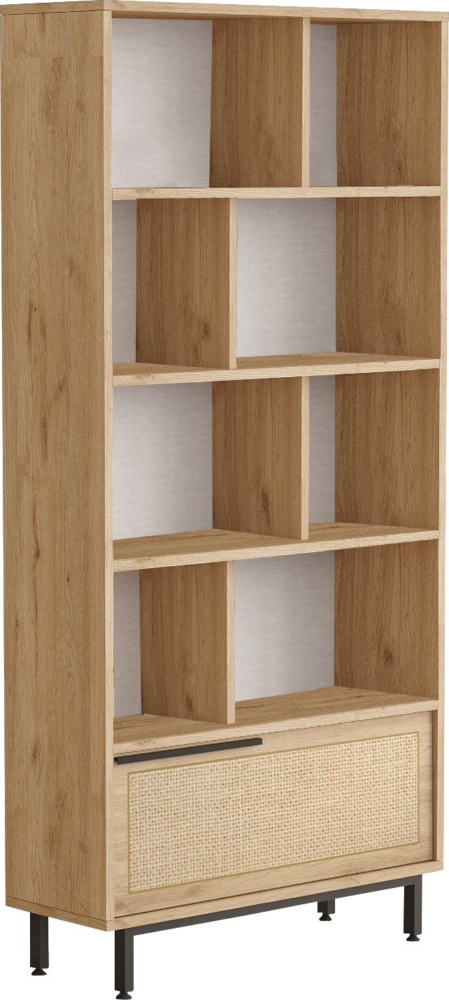 Oceaan boekenkast - Walnoot/eik