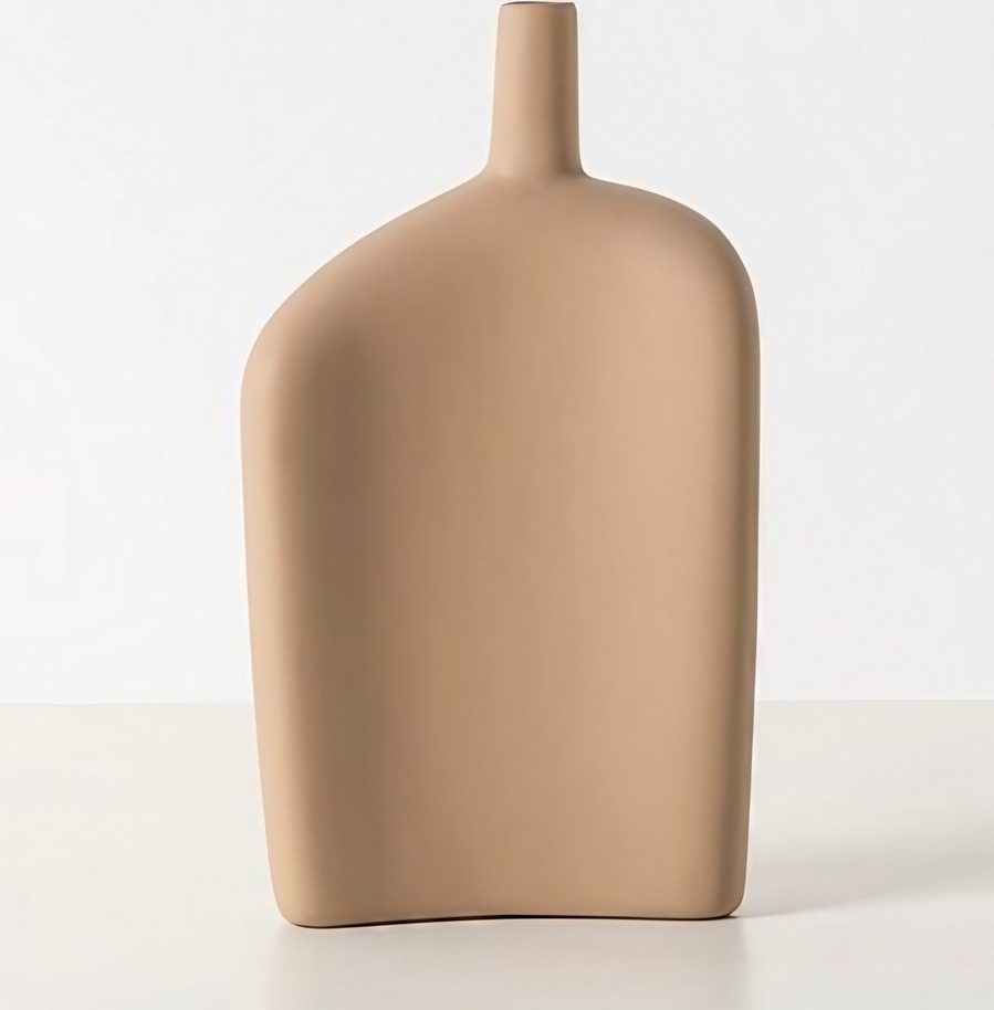 Kolba vaas - Lichtbruin