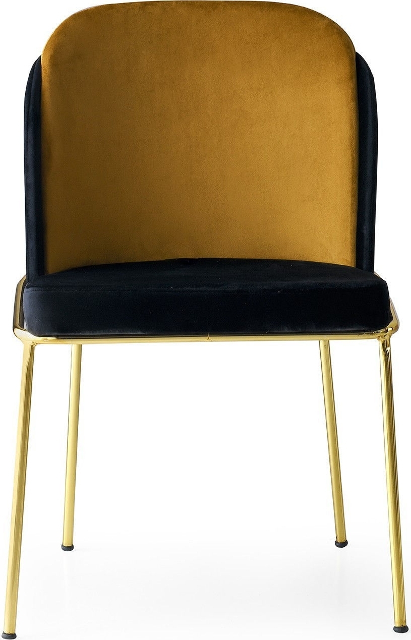 Doris stolset - Svart/gul