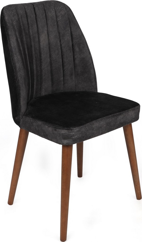 Alfred matstolsset - Antracit/valn�t