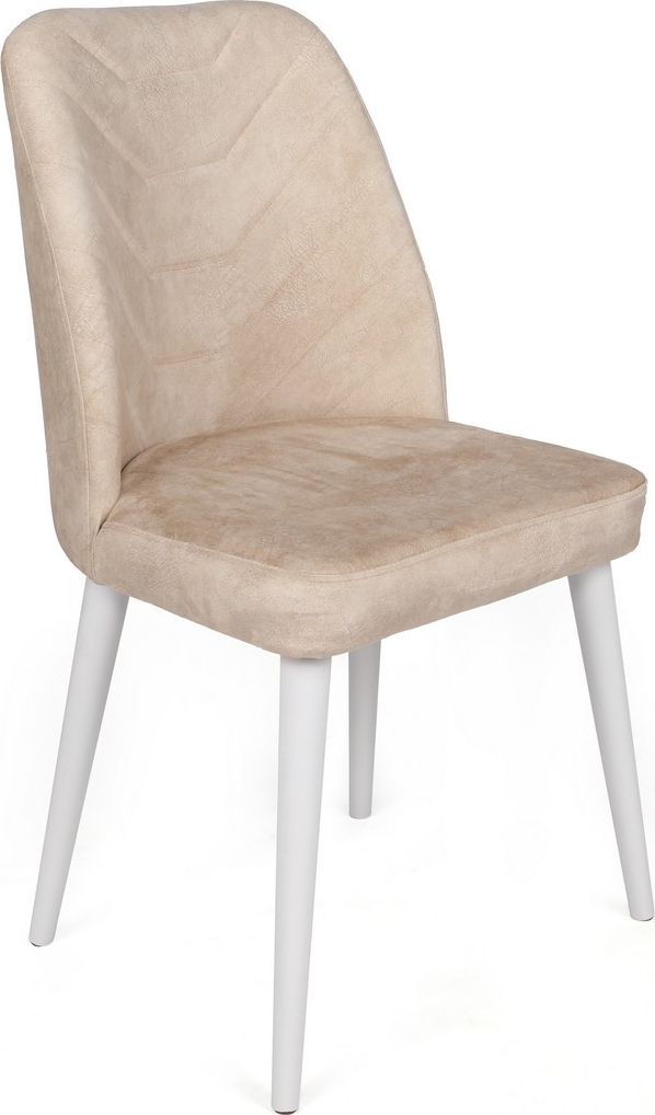 Dallas eetkamerstoelen set - Beige/wit