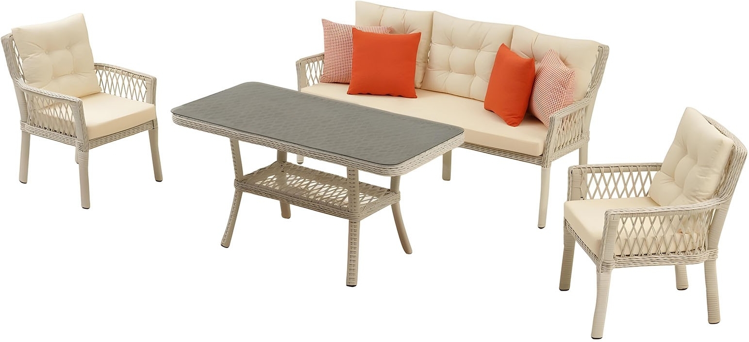 Pure loungegrupp 3 - Cream