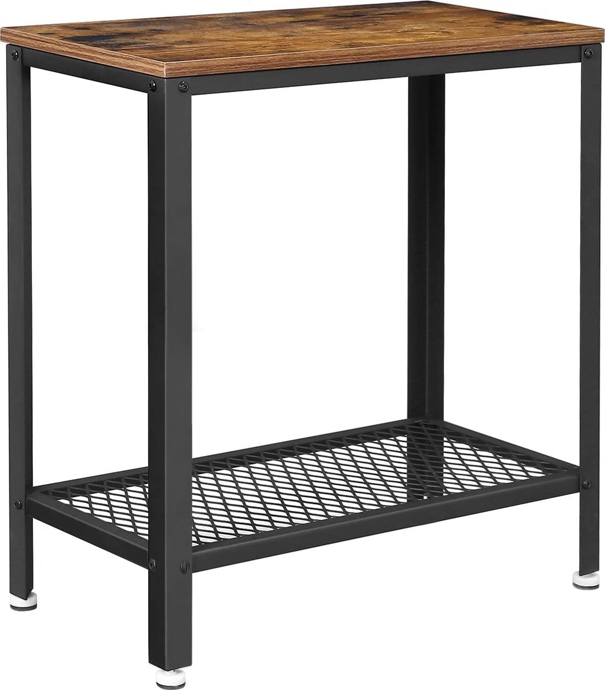 Freddie bijzettafel 60 x 30 cm - Bruin/zwart