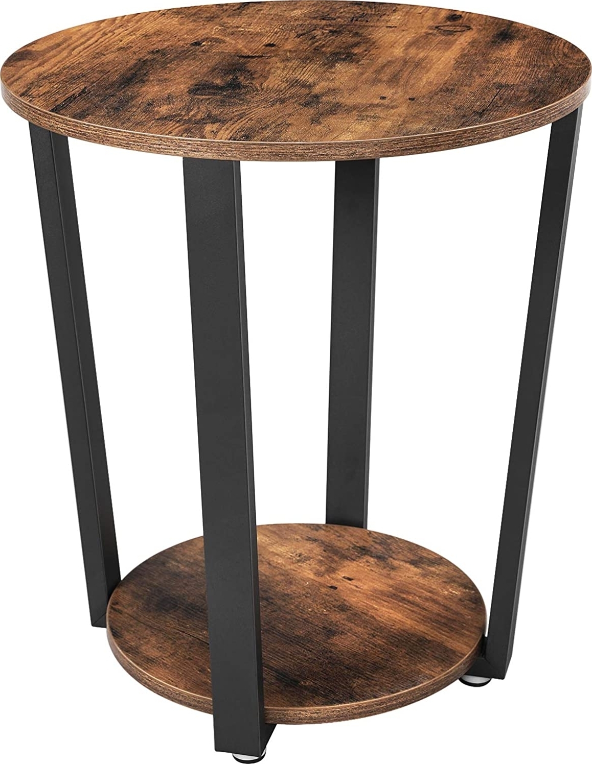 Janna bijzettafel �50 cm - Bruin/zwart