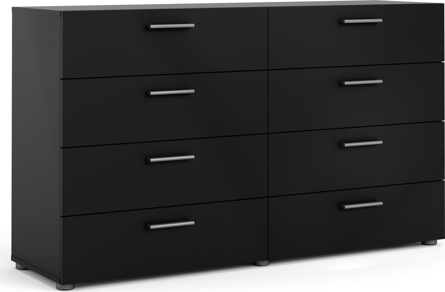 Pepe ladekast met 8 lades - Zwart + Meubelreiniging